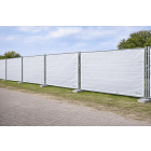 Bouwhekzeil wit brandvertragend