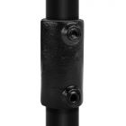 Koppelstuk 48.3 mm ZWART