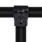  Kort T stuk 33.7 mm ZWART