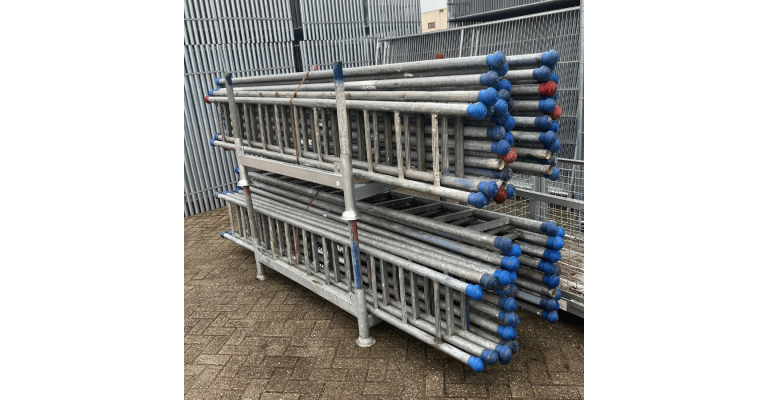 Steigerladder staal 3,00 meter gebruikt MUBA