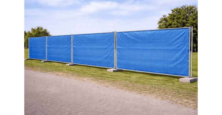 Bouwheknet winddoorlatend blauw