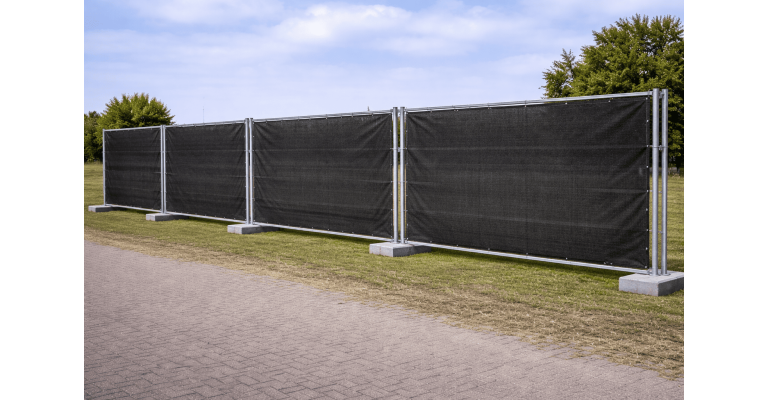 Bouwheknet winddoorlatend zwart