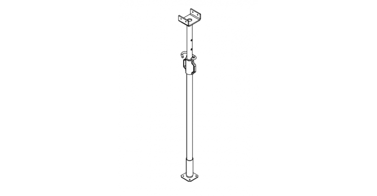 Schroefstempel 1,85 - 3,05m nieuw B1