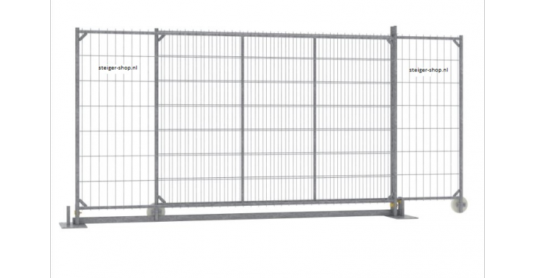 Mobiele schuifpoort (onderdelen) set