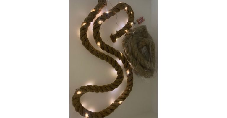 Touw met 20 LED, 1 meter lang