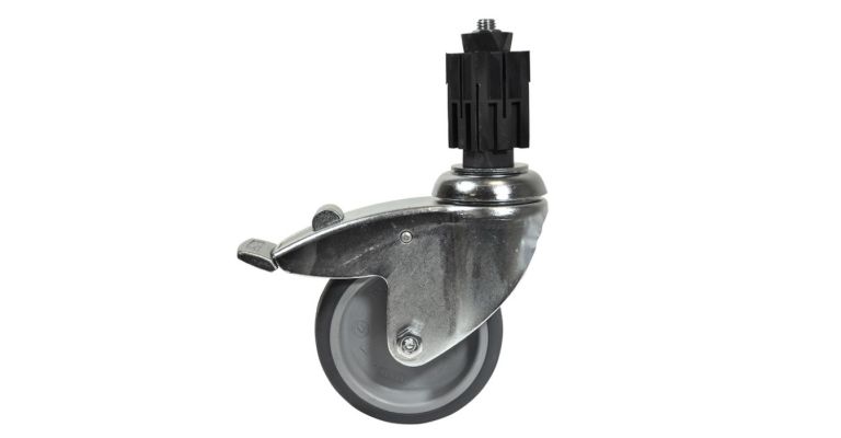 Wiel met rem en expander 42.4 mm