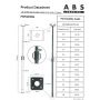 Schroefstempel 1,85 - 3,05m nieuw B1