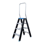 Eurostairs Dubbele Trap 2×4 Treden zwart