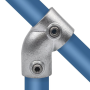 Kort T-stuk 45° Ø 42.4mm