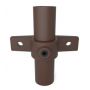Klemring plaatmontage dubbel 33.7 mm VINTAGE-BRUIN