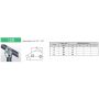 Kort T stuk 30 - 60 graden 48.3 mm