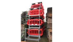 Pallet tbv 13 kunststof dranghekken