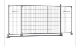Mobiele schuifpoort (onderdelen) set